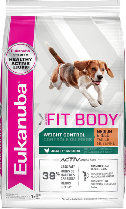 Eukanuba Fit Body Weight Control Medium Breed Dry Dog Food