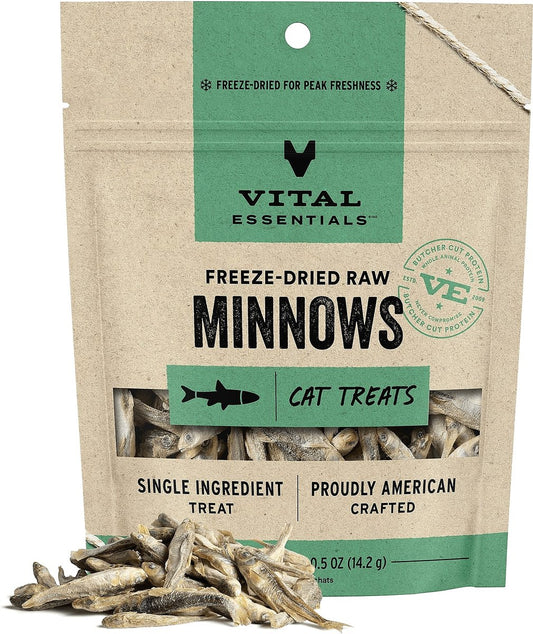 Vital Essentials Minnows Freeze-Dried Raw Cat Treats