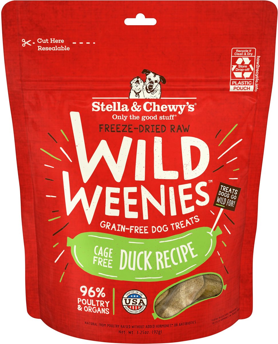 Stella & Chewy's Dog Wild Weenies Freeze Dried Treats