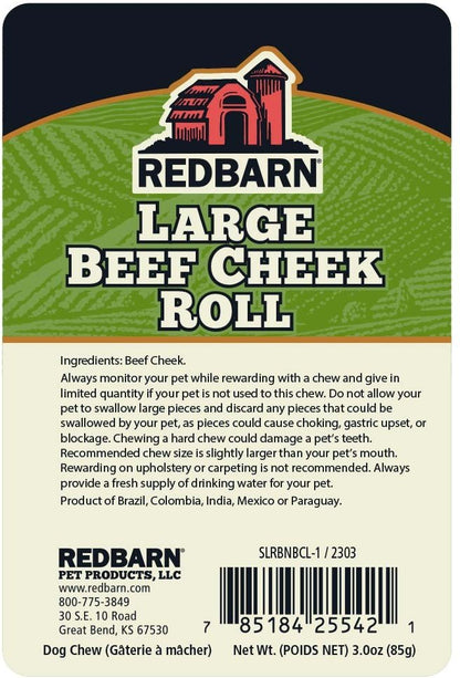 Redbarn Dog Beef Cheek Roll Chew