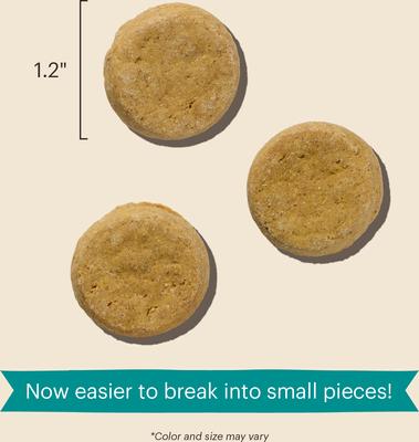 The Honest Kitchen Human Grade Goat's Milk N' Cookies Slow Baked with Peanut Butter & Honey Dog Treats, 8-oz bag