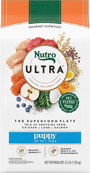 Nutro Ultra Puppy High Protein Trio of Proteins Chicken, Lamb & Salmon Dry Dog Food