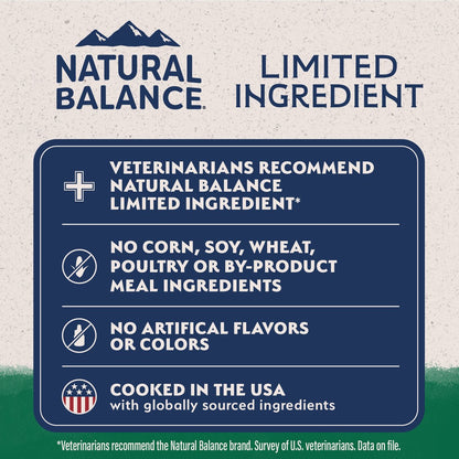 Natural Balance L.I.D. Lamb & Brown Rice Large Breed Dog Food