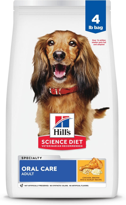 Hill's Science Diet Adult Oral Care Chicken, Rice & Barley Recipe Dry Dog Food