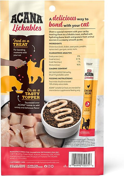 ACANA Chicken Natural Recipe Lickable Cat Treats