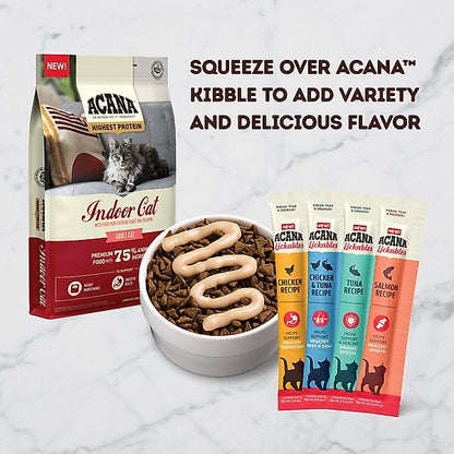 ACANA Lickables Cat Treats Variety Pack, 4 oz., Count of 8