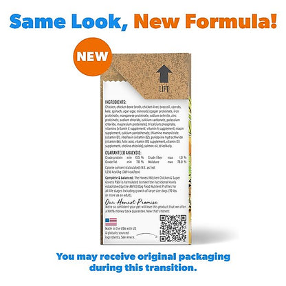 The Honest Kitchen Butcher Block Pate Chicken & Super Greens Pate Wet Dog Food