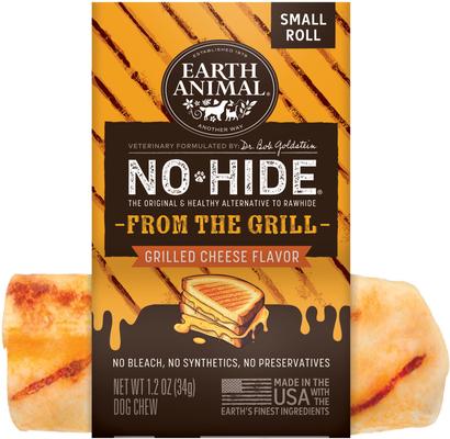 Earth Animal No-Hide Dog Grilled Cheese Roll Treat, Small
