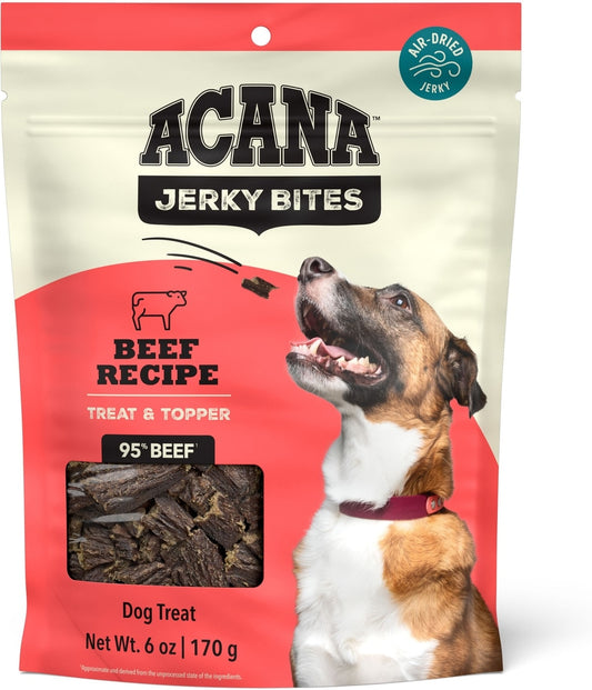 ACANA Jerky Bites Beef Flavor Grain-Free High-Protein Dog Treats