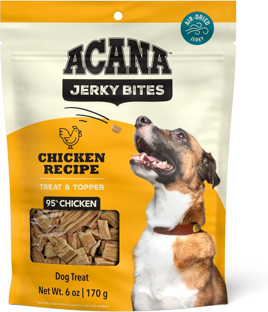 ACANA Jerky Bites Chicken Flavor Grain-Free High-Protein Jerky Dog Treats