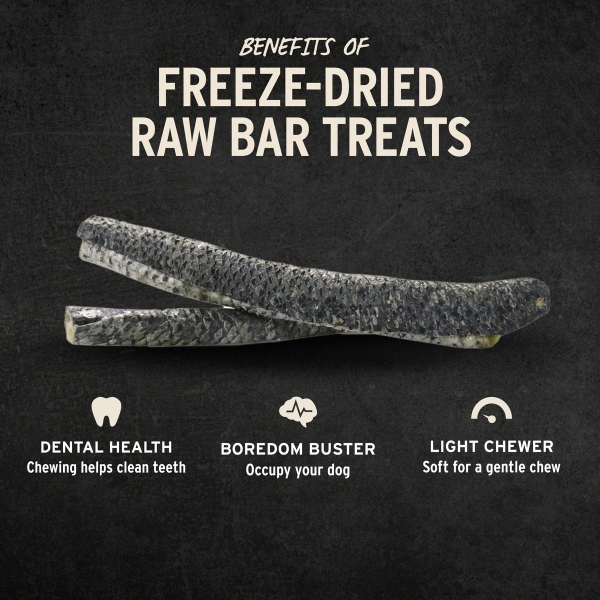 Vital Essentials Raw Salmon Skins Freeze-Dried Dog Treats, Single