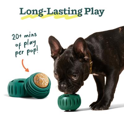 Woof Pupsicle Jingle Pops Refills Peanut Butter Grain-Free Lickable Dog Treats