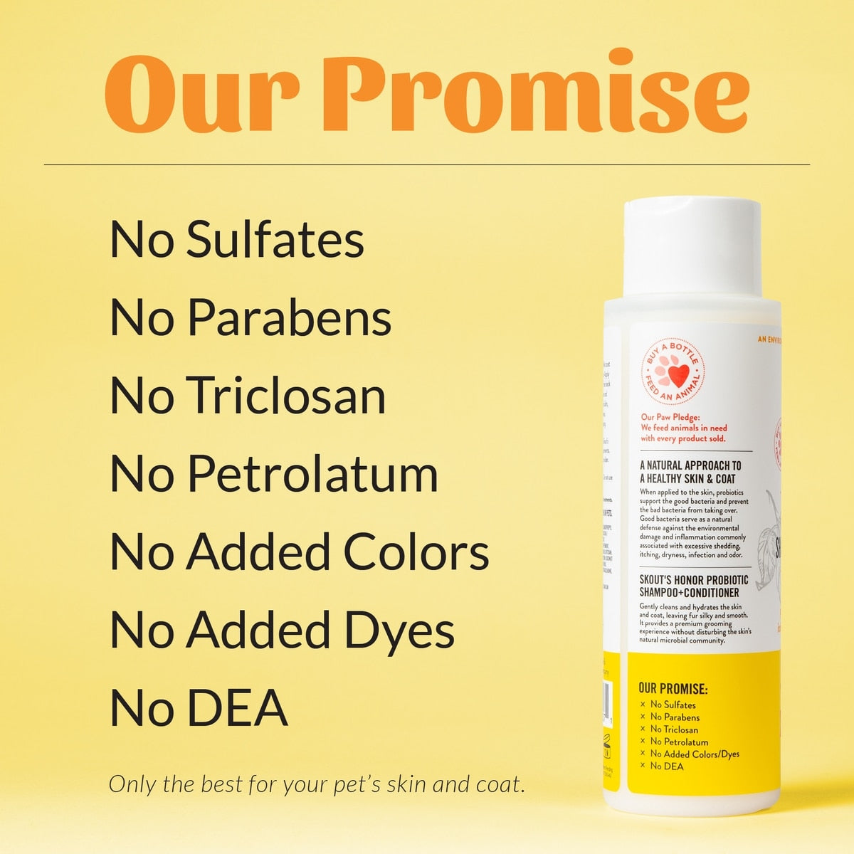 Skout's Honor Probiotic Honeysuckle Pet Shampoo & Conditioner