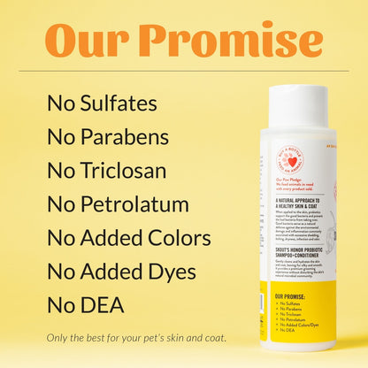 Skout's Honor Probiotic Honeysuckle Pet Shampoo & Conditioner