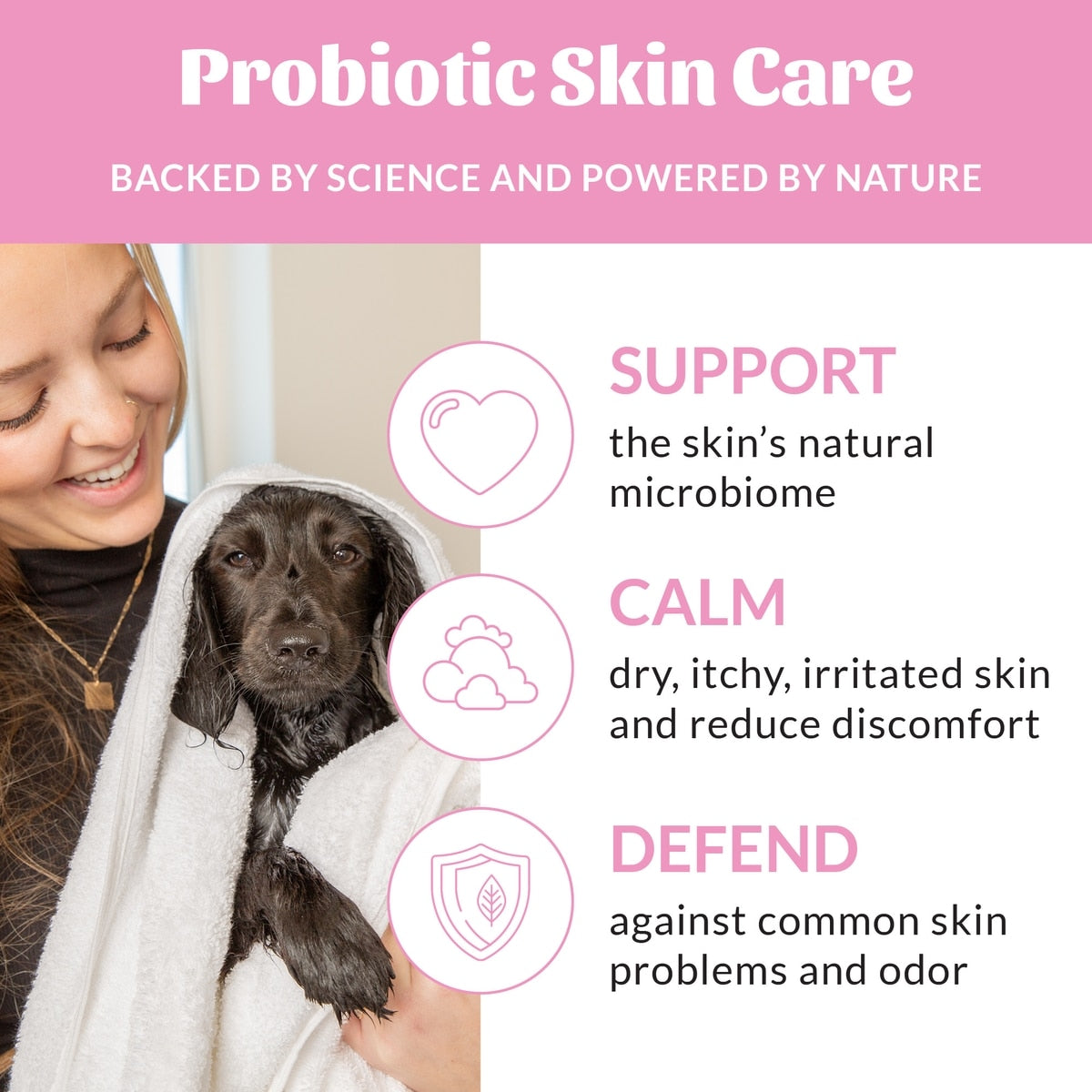 Skout's Honor Happy Puppy Probiotic Cat & Dog Shampoo & Conditioner