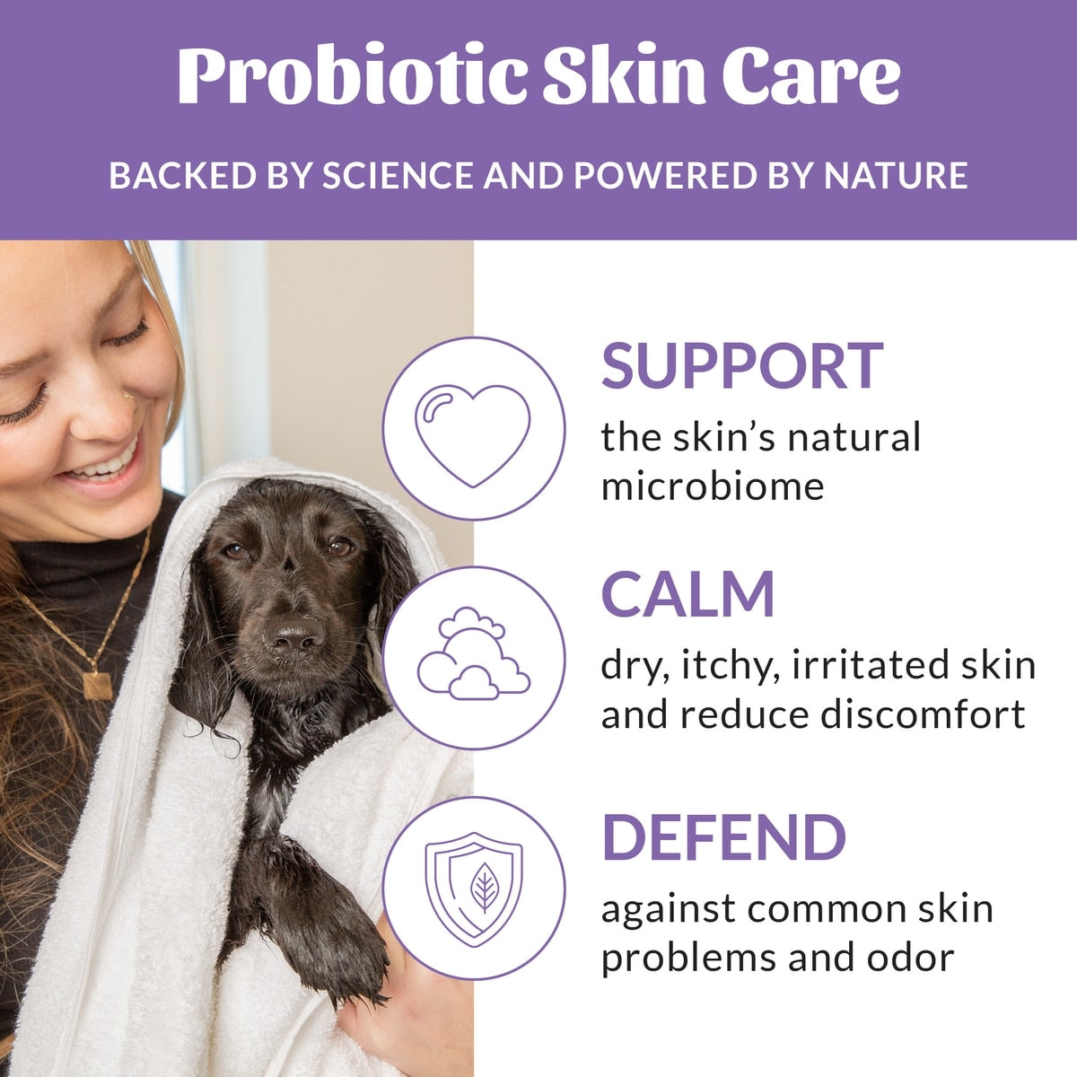 Skout's Honor Dog Probiotic Shampoo & Conditioner, Lavender
