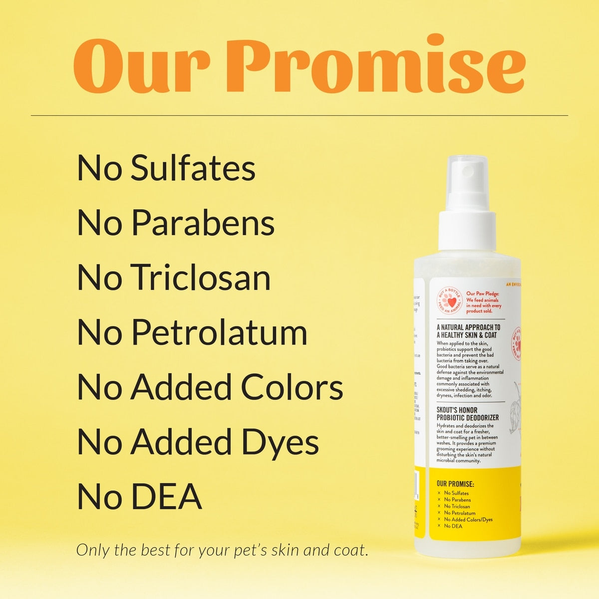 Skout's Honor Probiotic Honeysuckle Daily Use Pet Deodorizer, 8 fl. oz.