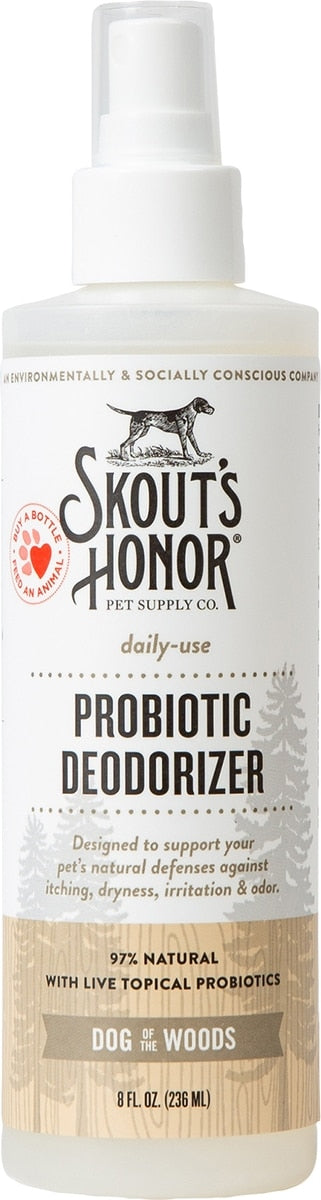 Skout's Honor Dog of the Woods Probiotic Dog Deodorizer, 8 fl. oz.