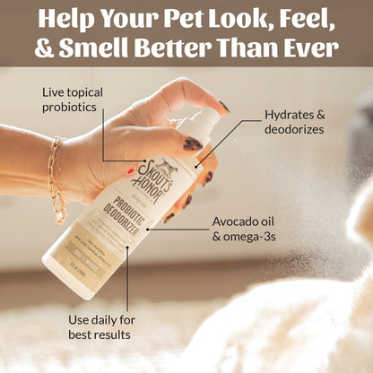 Skout's Honor Dog of the Woods Probiotic Dog Deodorizer, 8 fl. oz.