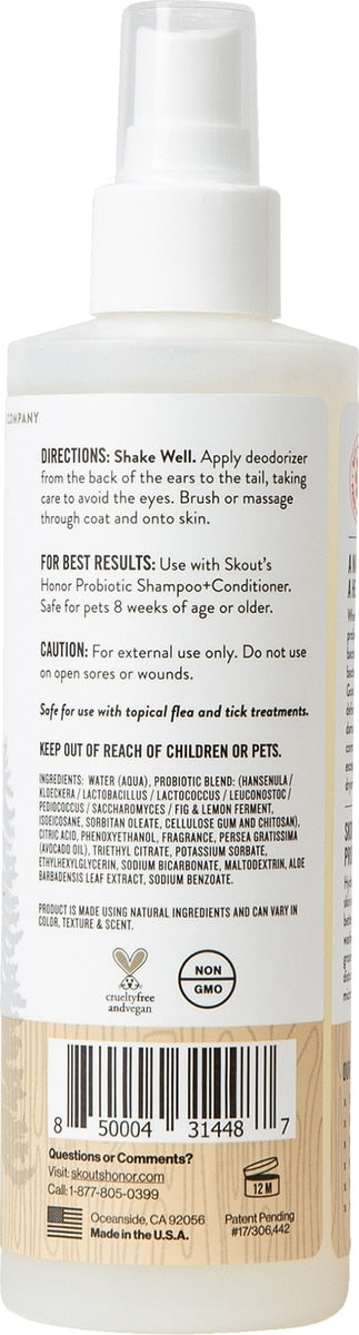 Skout's Honor Dog of the Woods Probiotic Dog Deodorizer, 8 fl. oz.