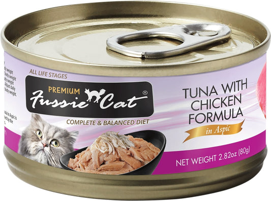 Fussie Cat Premium Tuna with Chicken Canned Food