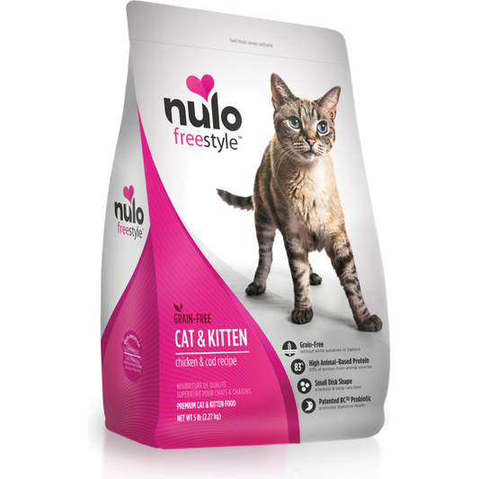 Nulo Freestyle Cat & Kitten Dry Food, Chicken and Cod