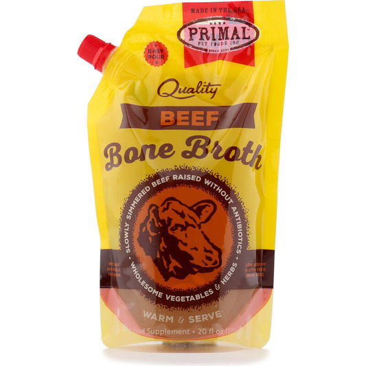 Primal Frozen Bone Broth for Dogs and Cats