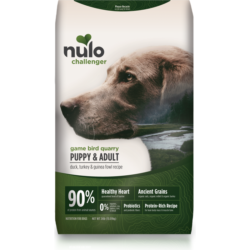 Nulo Dog Challenger Gamebird Quarry Duck, Turkey and Guinea Fowl Dry Food