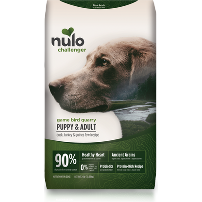 Nulo Dog Challenger Gamebird Quarry Duck, Turkey and Guinea Fowl Dry Food