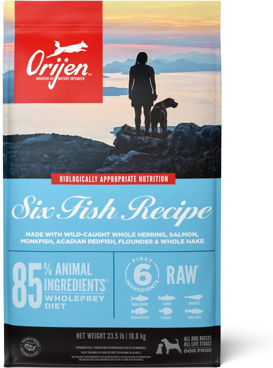 Orijen Dog Grain Free Six Fish Dry Food