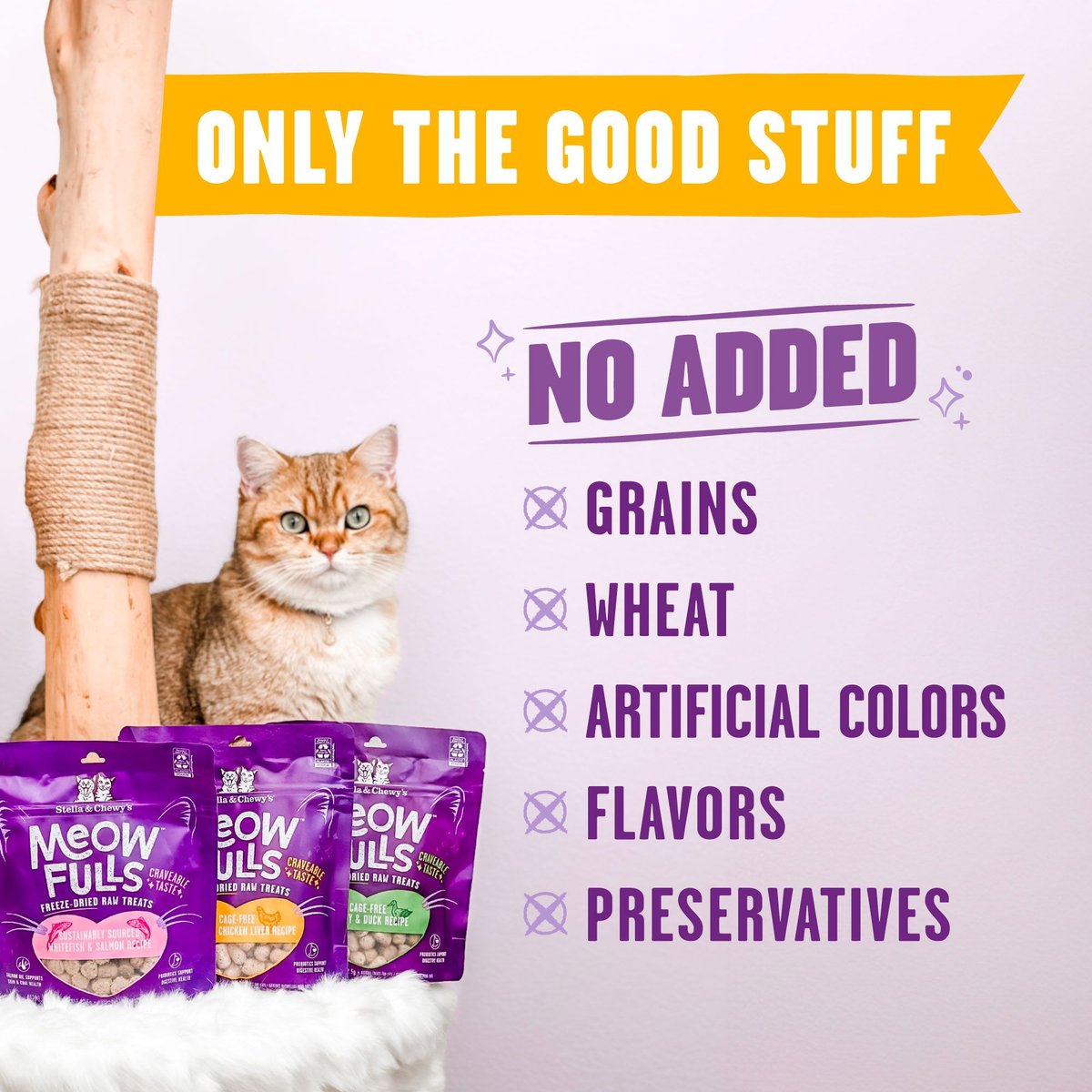 Stella & Chewy's Cat Meow Fulls Freeze Dried Raw Treats