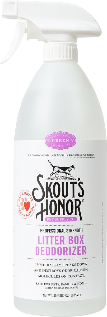 Skout's Honor Cat Litter Box Deodorizer, 35 fl. oz.