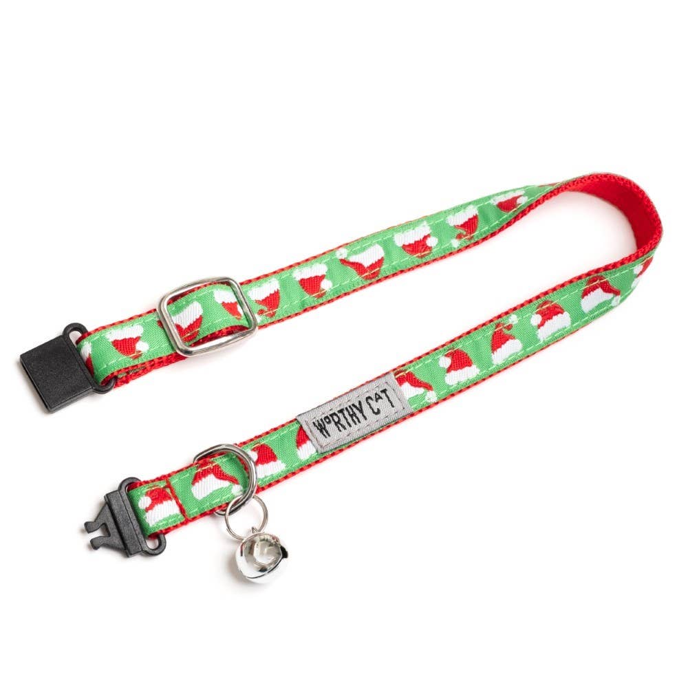 The Worthy Dog - Santa Hats Cat Collar