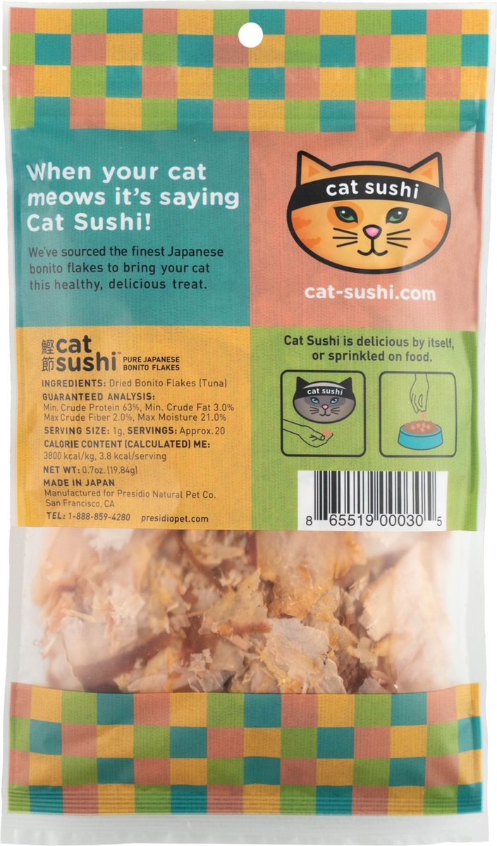 Presidio Cat Sushi Bonito Flakes Tuna Treats