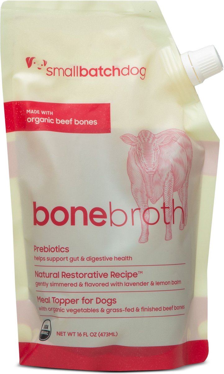 Smallbatch Organic Shelf Stable Beef Bone Broth for Dogs and Cats