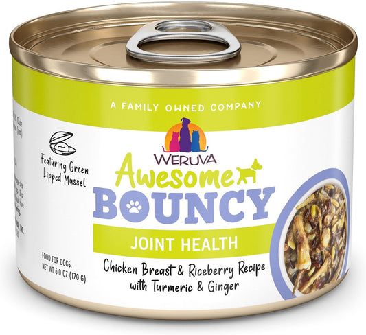 Weruva Awesome Bouncy Recipe Adult Gluten-Free Shredded Canned Wet Dog Food