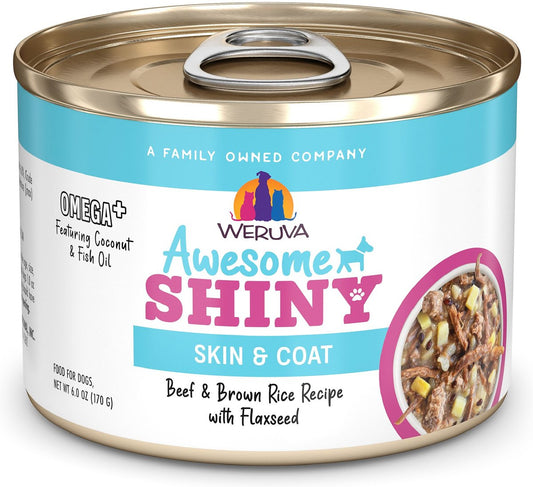 Weruva Awesome Shiny Recipe Adult Gluten-Free Shredded Canned Wet Dog Food