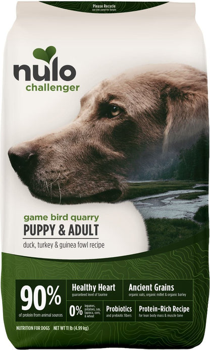 Nulo Dog Challenger Gamebird Quarry Duck, Turkey and Guinea Fowl Dry Food