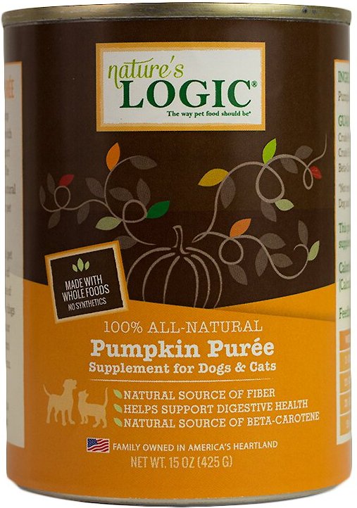 Nature's Logic Pumpkin Puree Food Supplement for Dogs and Cats