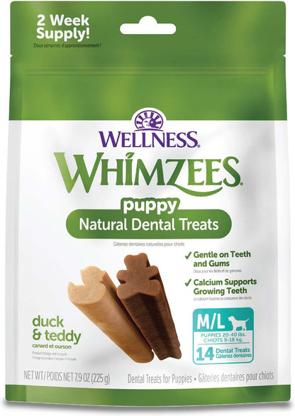 WHIMZEES by Wellness Puppy Natural Grain-Free Dental Dog Treats