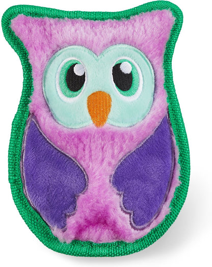 Outward Hound Durablez Owl Tough Plush Dog Toy, Purple, X-Small