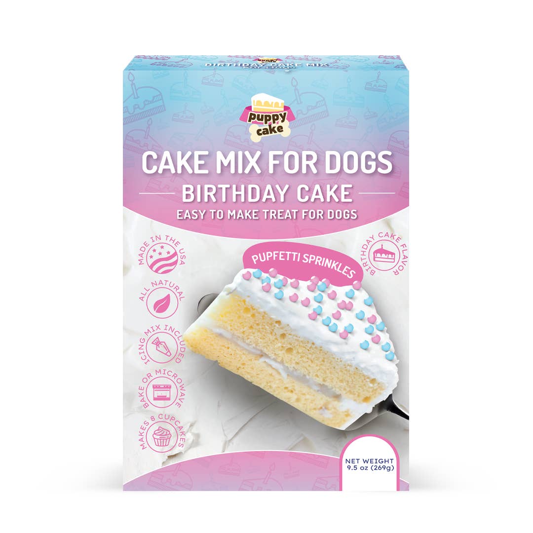 Puppy Cake Dog Cake Mix with Icing