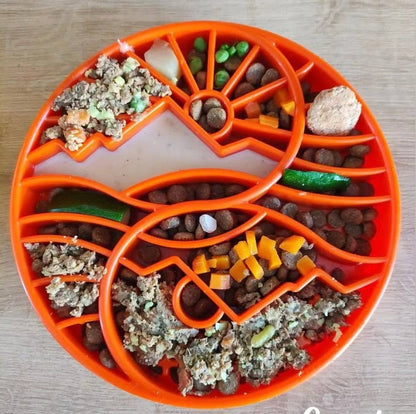 SodaPup Shallow Slow Feeder Tray, Yin Yang