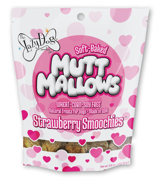 Lazy Dog Mutt Mallows Strawberry Smoochies Dog Treat