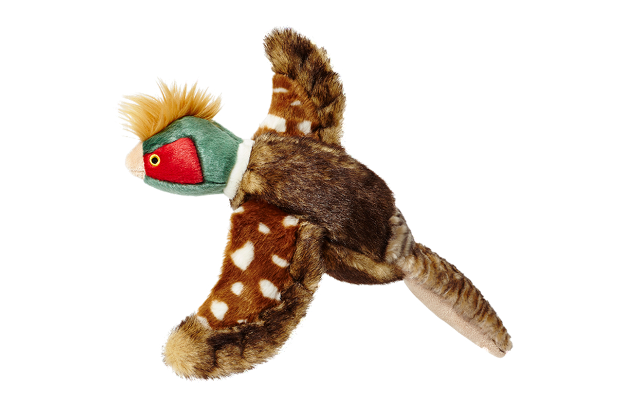 Fluff & Tuff Dog Ike Pheasant Plush Toy