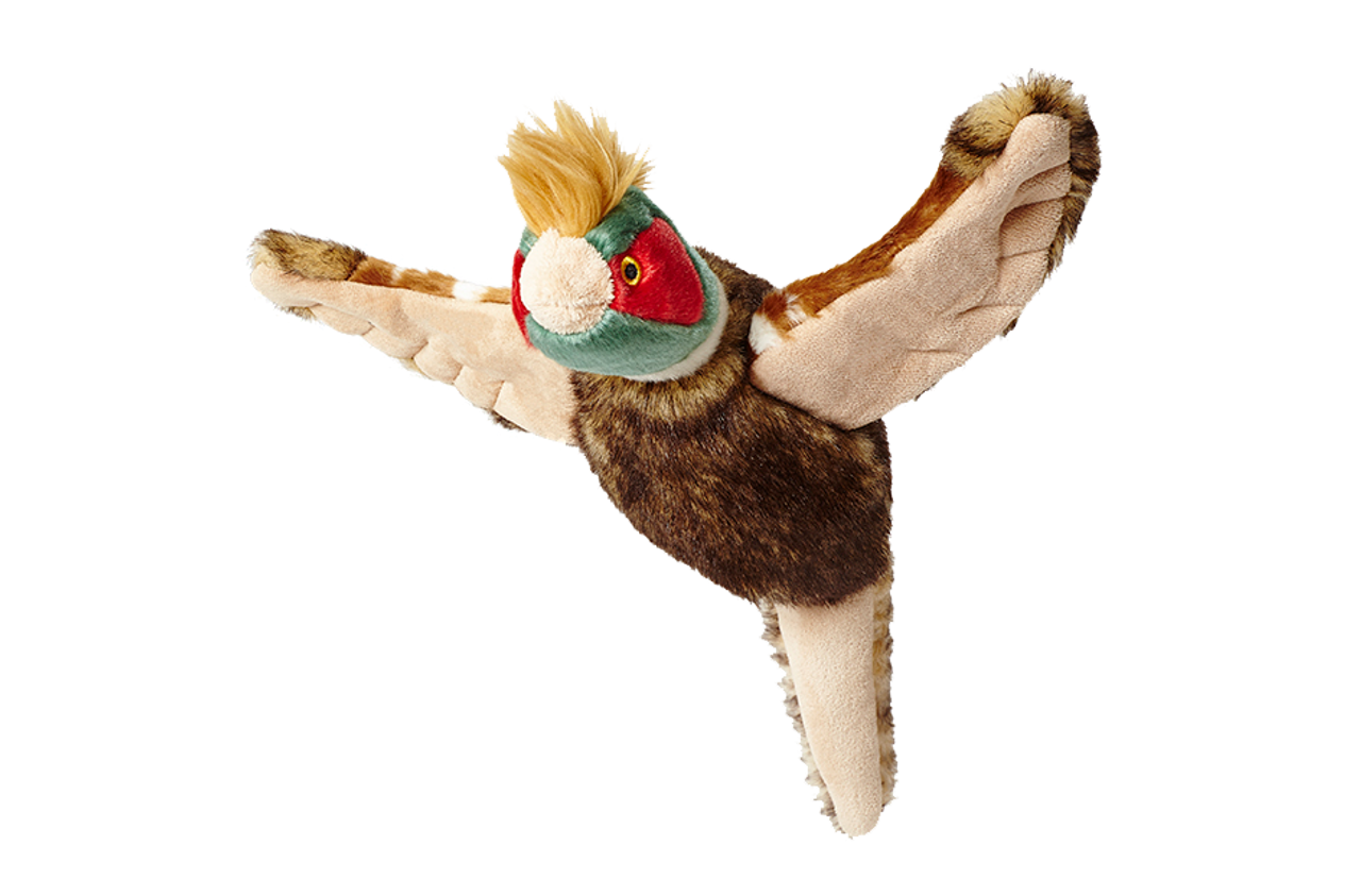 Fluff & Tuff Dog Ike Pheasant Plush Toy