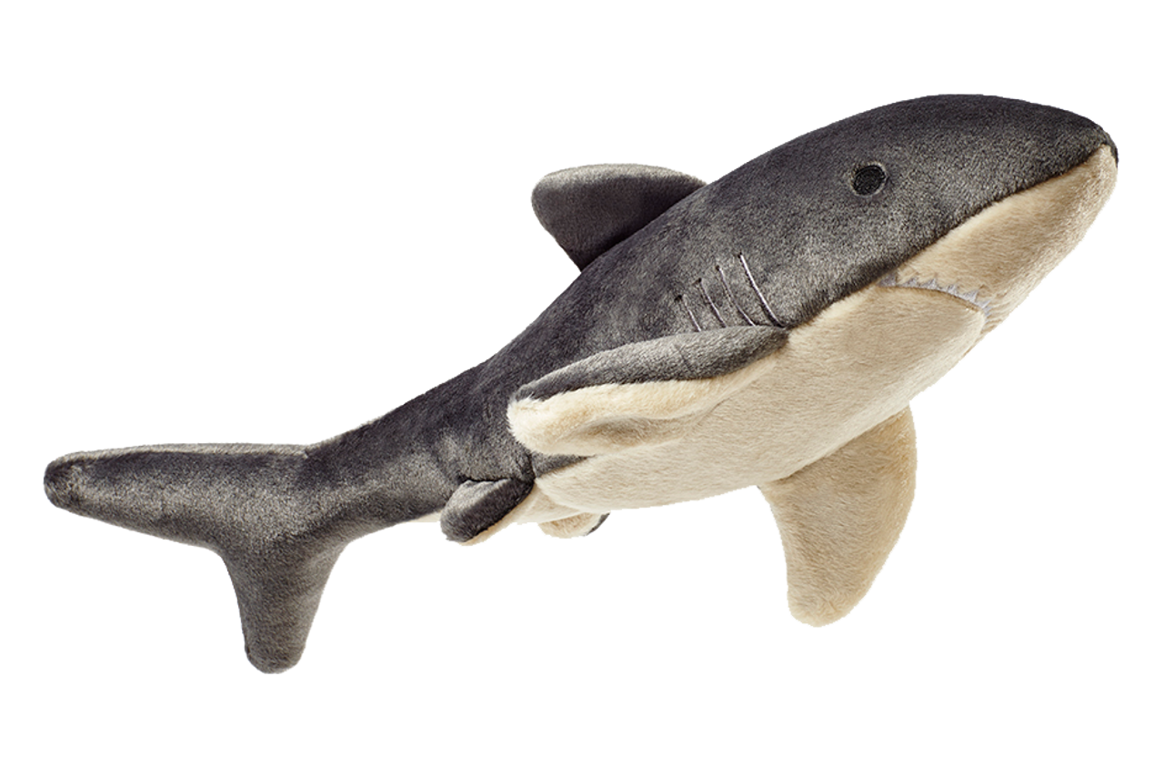 Fluff & Tuff Dog Mac The Shark Plush Toy