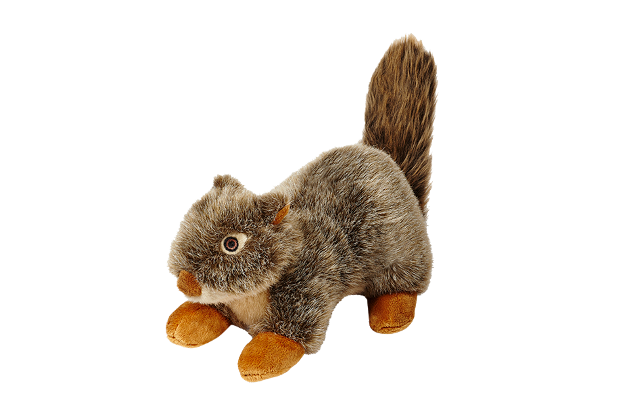 Fluff & Tuff Dog Nuts Squirrel Plush Toy