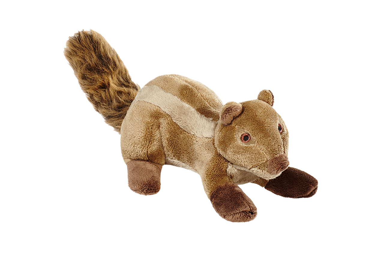 Fluff & Tuff Dog Peanut Chipmunk Plush Toy