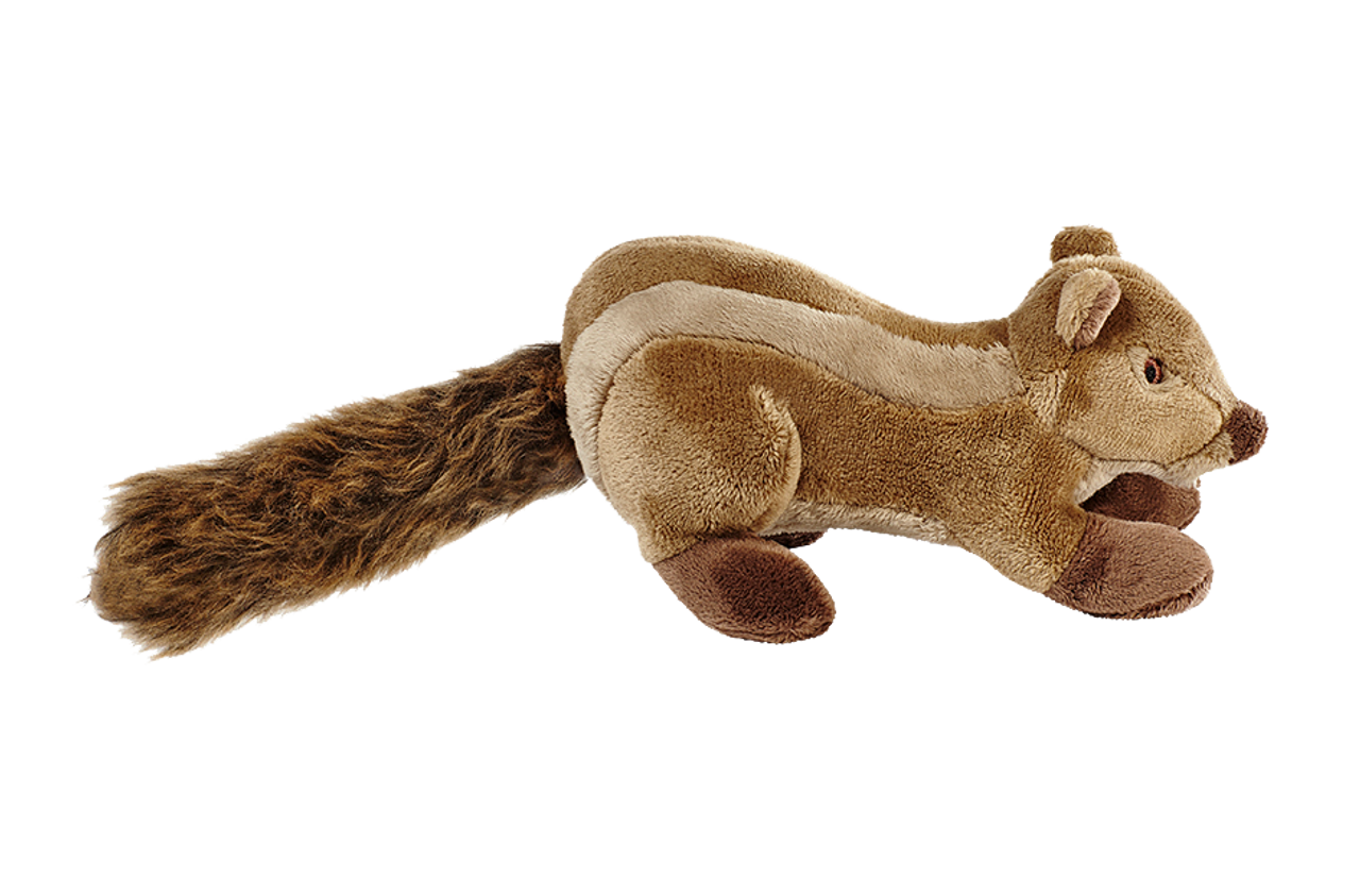 Fluff & Tuff Dog Peanut Chipmunk Plush Toy